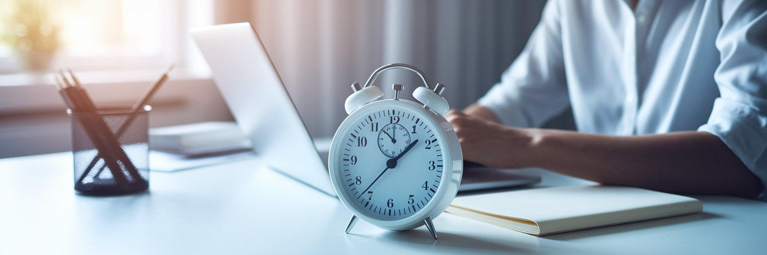 Focused work with analog timer
