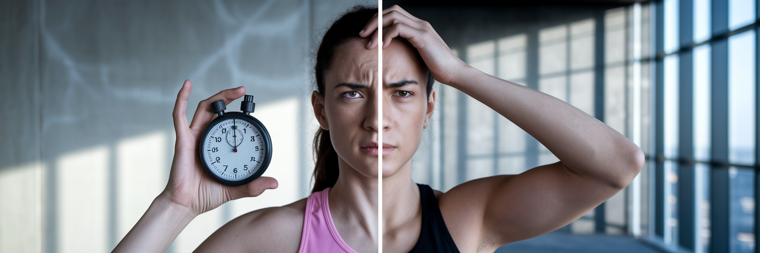 Frustration vs focus workout timing