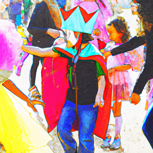 Children celebrating Carnival