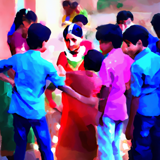 Children celebrating Diwali