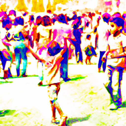 Children celebrating Holi