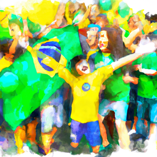 Children celebrating Independence Day Brazil