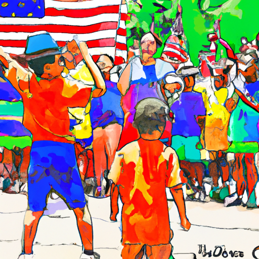 Children celebrating Juneteenth National Independence Day