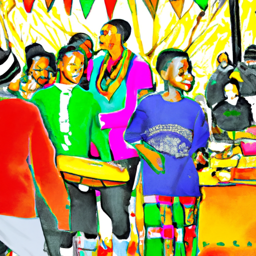 Children celebrating Kwanzaa