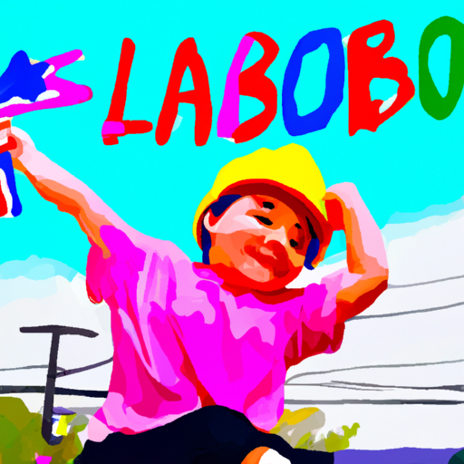 Children celebrating Labor Day