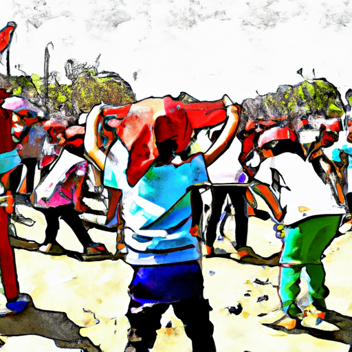 Children celebrating Labour Day Indonesia
