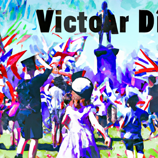 Children celebrating Victoria Day