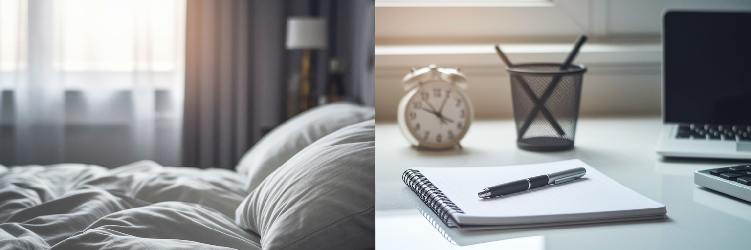 Morning calm versus focused work environment