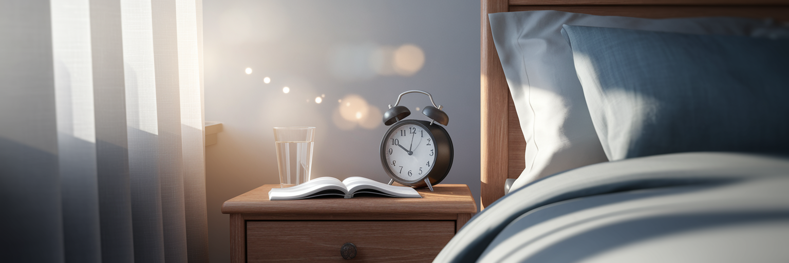 Peaceful morning routine alarm clock