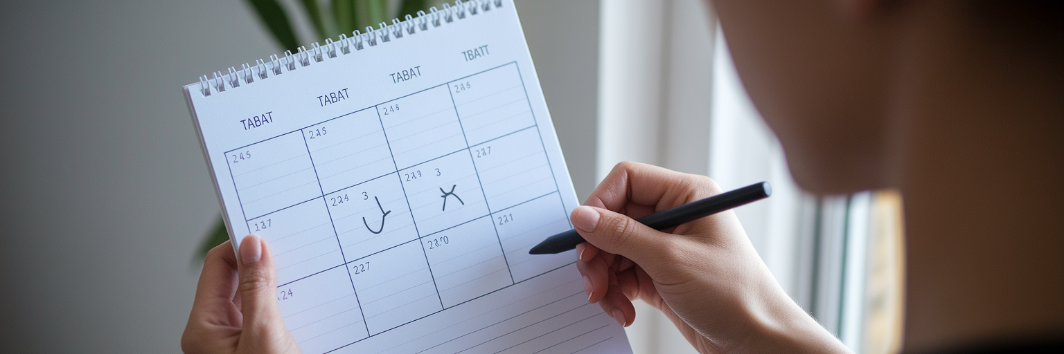 Planning Tabata workouts weekly schedule