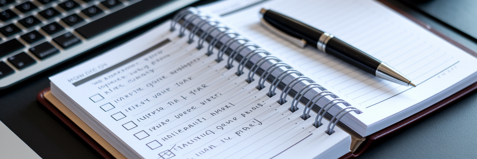 Productivity planning journal reflection